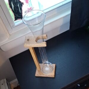 Half Yard Ale Drinking Glass With Stand